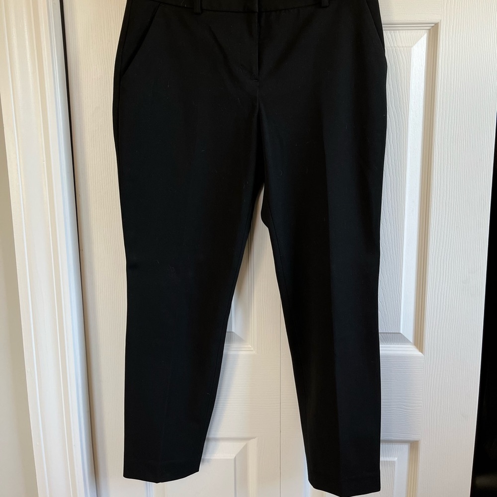 Express Black Columnist Skinny Mid Rise Dress pants